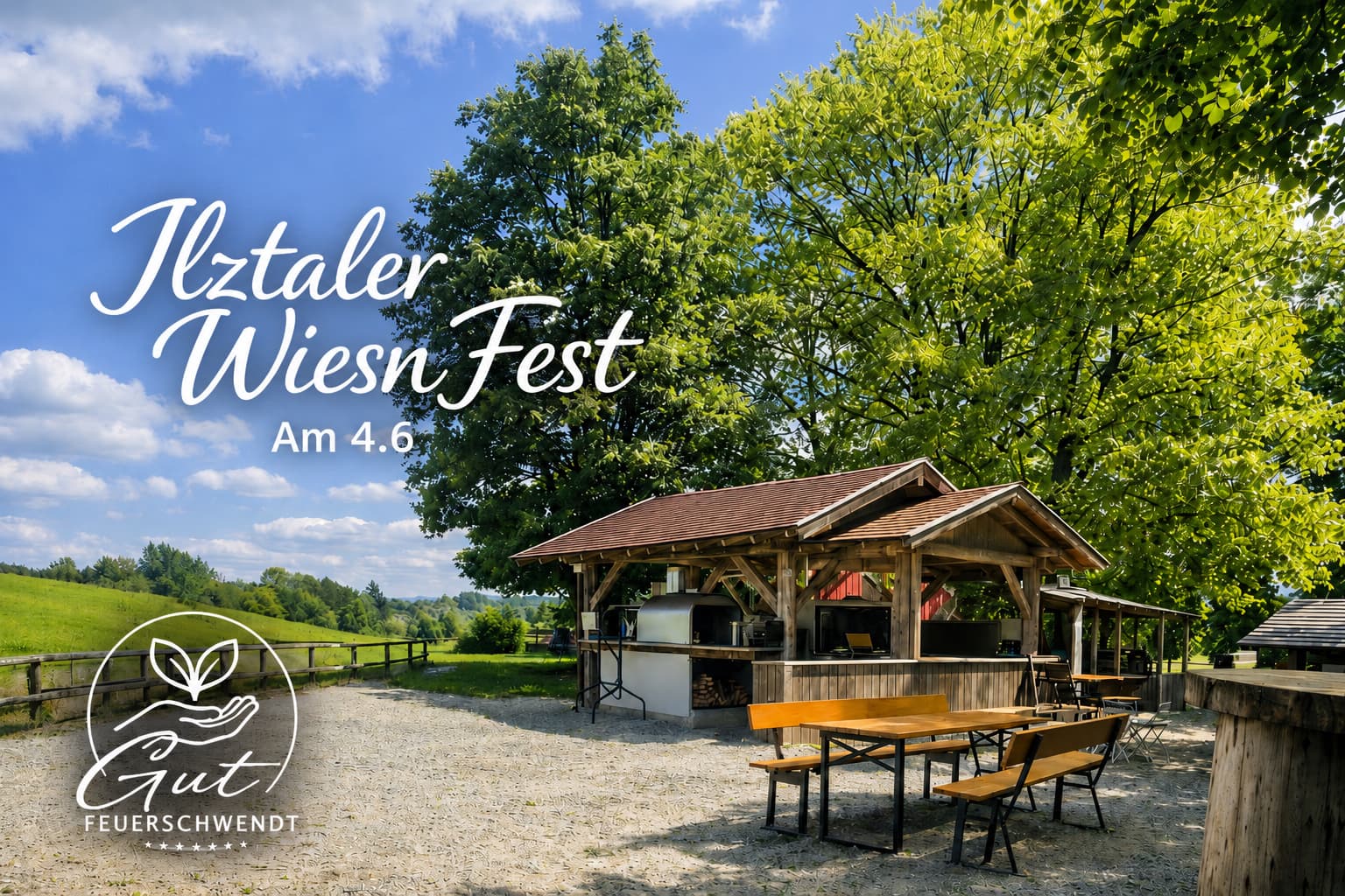 große Biergarten Eröffnung